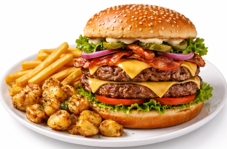 King Le Grand Chalet Double Burger